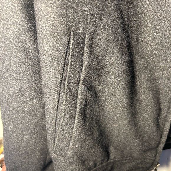 Wool-Blend Zip-Front Jacket - Picture 3 of 6